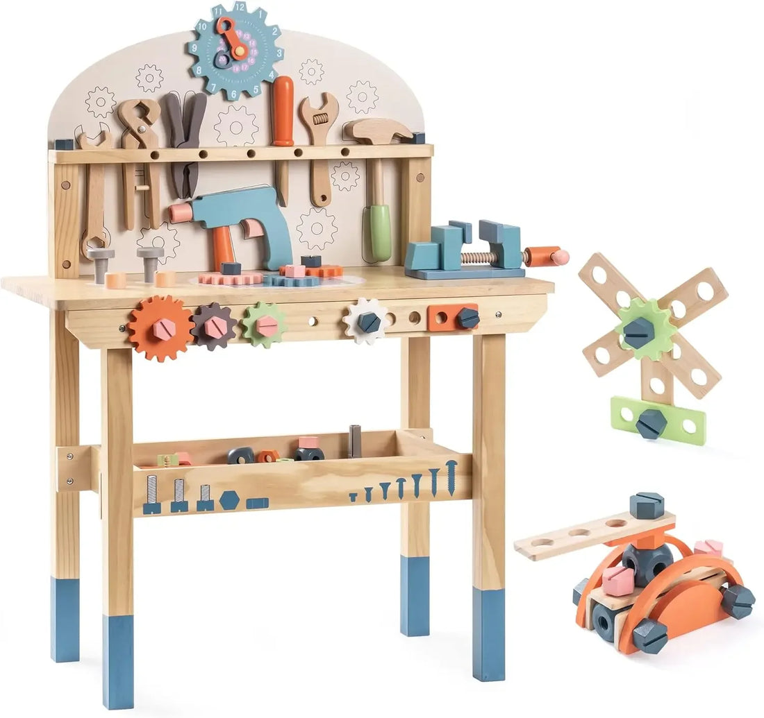 Grand établi de bricolage en bois — ROBUD