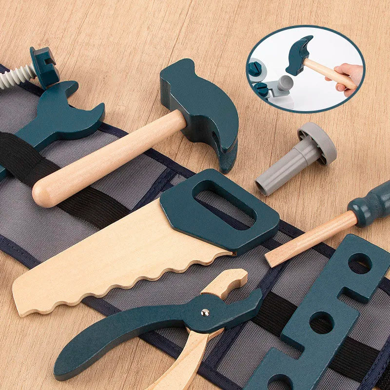 Ceinture d’outils en bois — Bricoleur ou Pompier