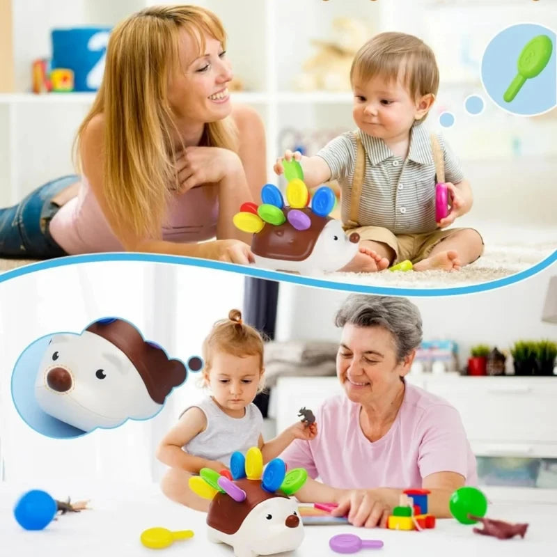 Hérisson à picots colorés — Jeu de tri et de manipulation