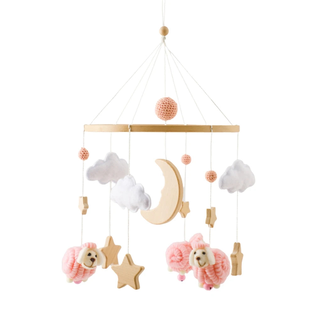 Mobile bébé décoratif — Abeilles, jungle et moutons