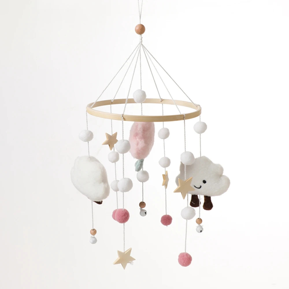 Mobile bébé décoratif — Abeilles, jungle et moutons