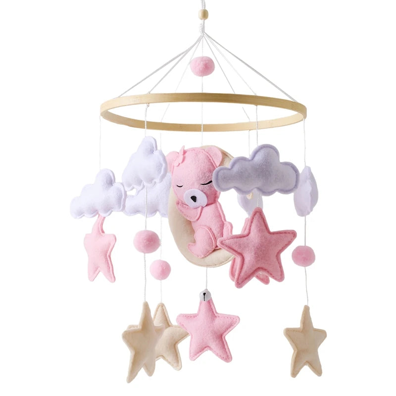 Mobile bébé décoratif — Abeilles, jungle et moutons