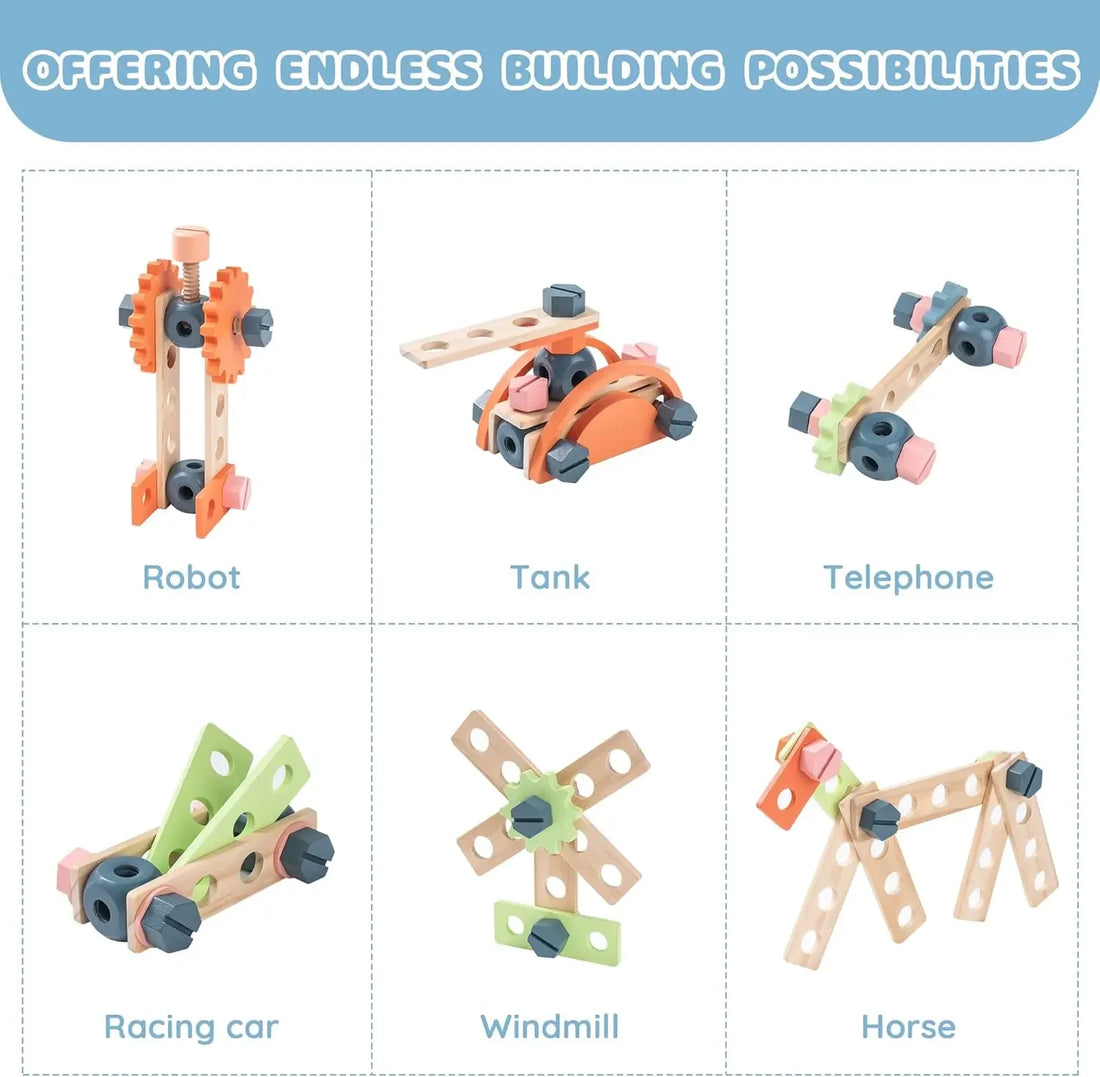 Grand établi de bricolage en bois — ROBUD