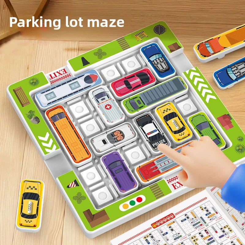 Casse-tête parking — 16 voitures à déplacer