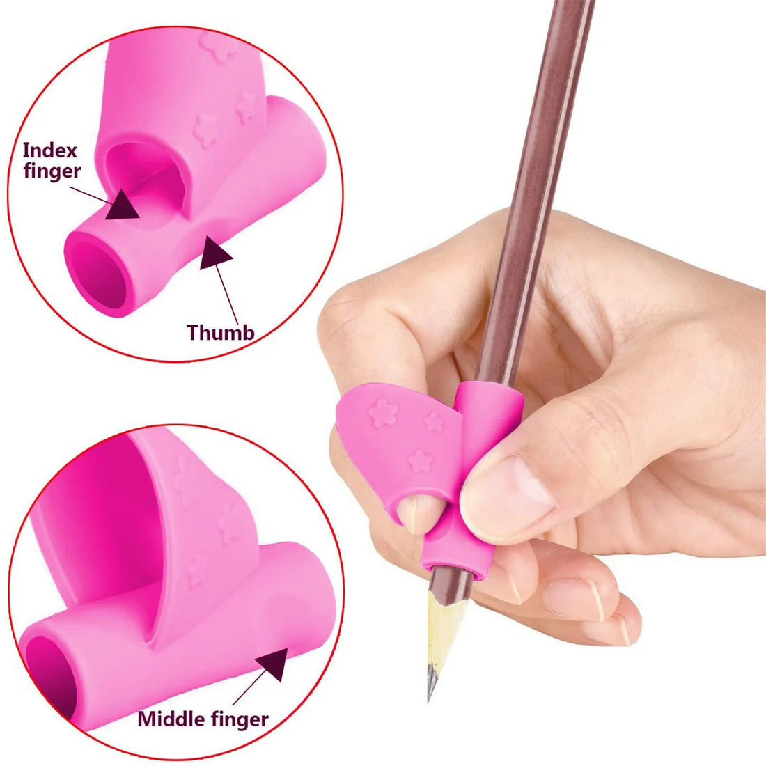 Manchons de préhension pour crayons — Lot de six