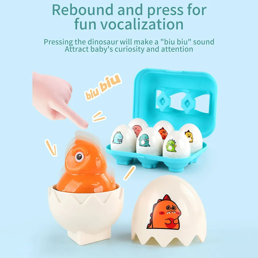 Œufs à associer — Formes, nombres et petits motifs