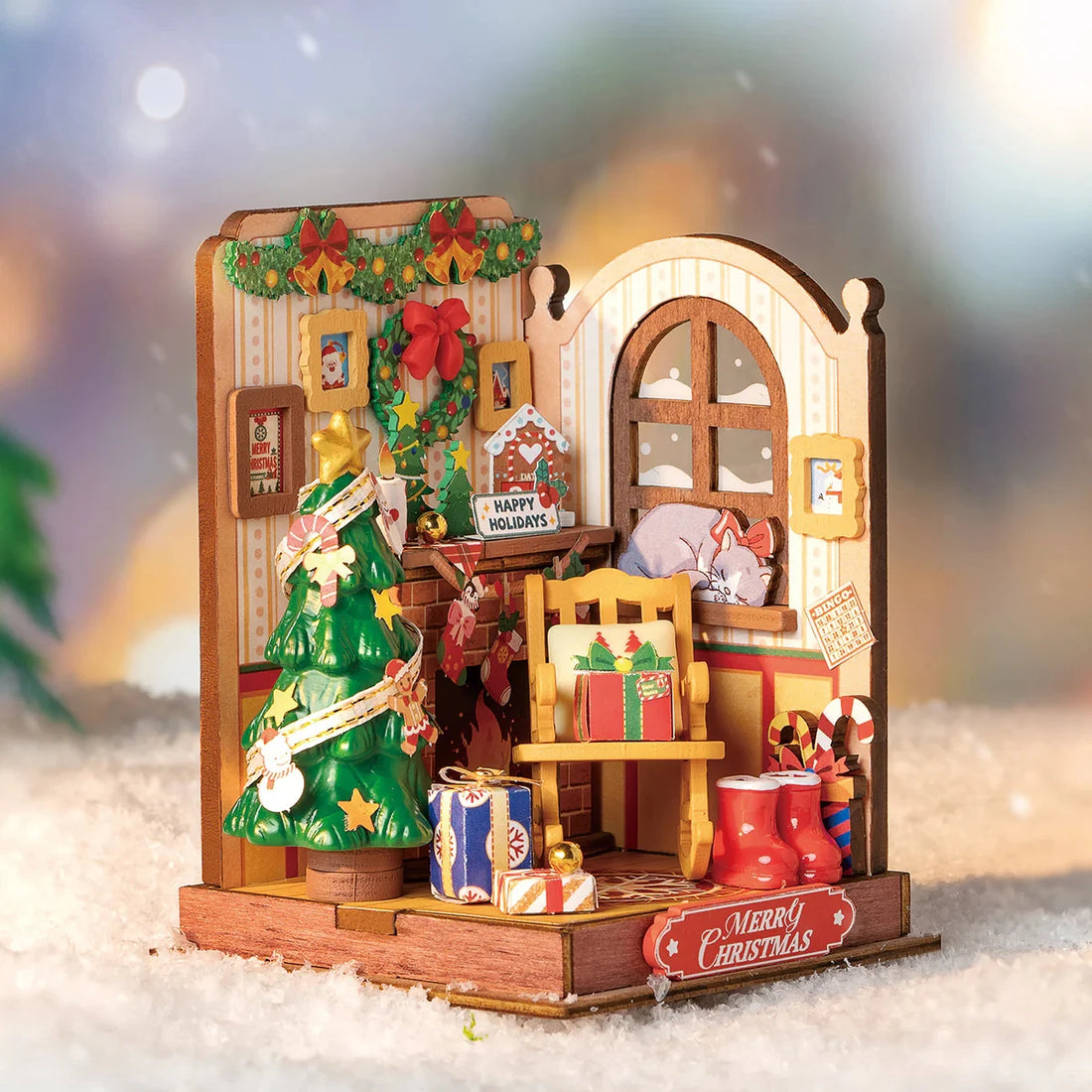 Maquettes miniatures de Noël à assembler — Rolife