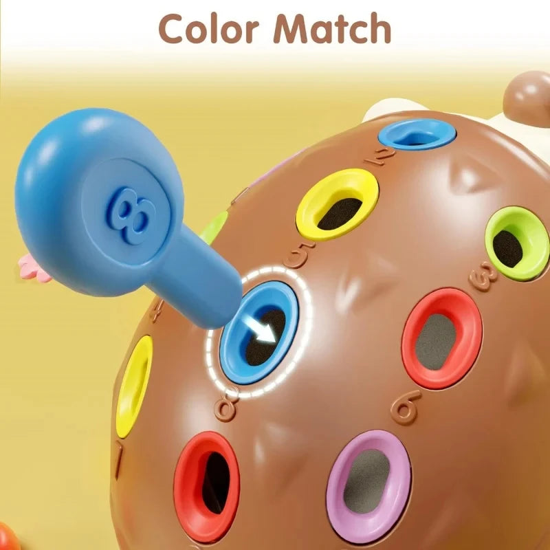 Hérisson à picots colorés — Jeu de tri et de manipulation
