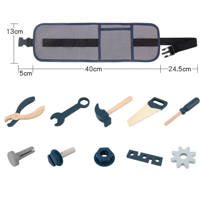Ceinture d’outils en bois — Bricoleur ou Pompier