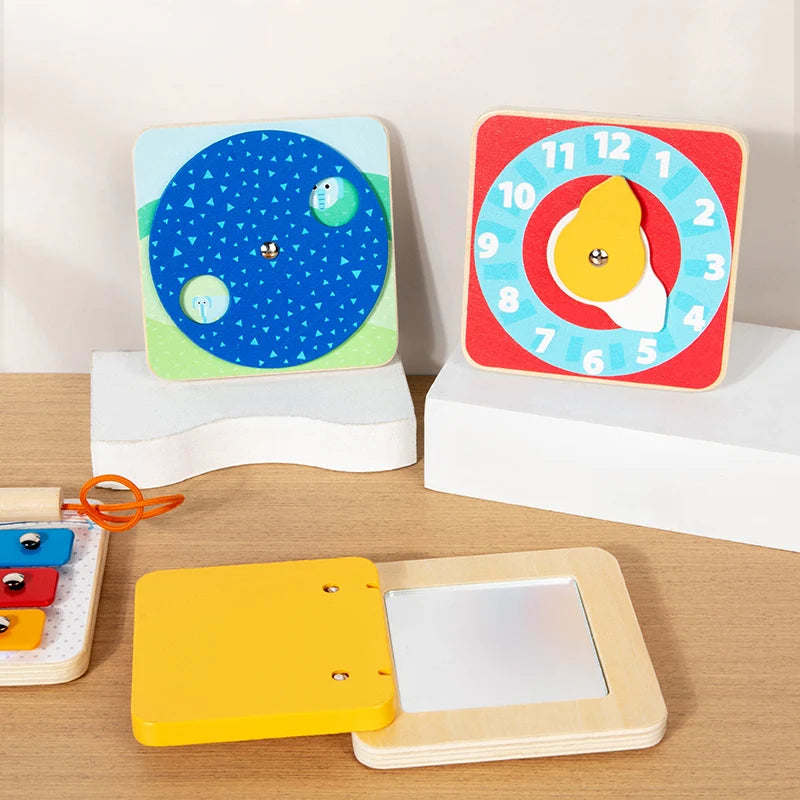 Modules d’activités en bois — Engrenages, formes et gestes