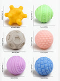 Balles sensorielles à textures — Lot de six