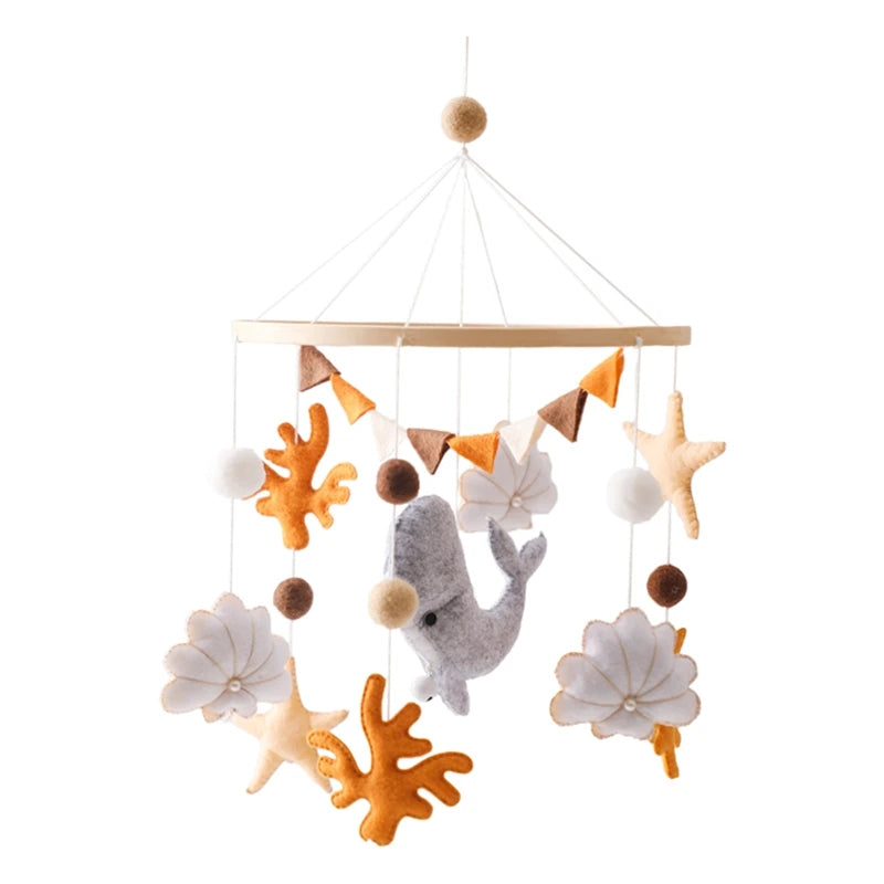 Mobile bébé décoratif — Abeilles, jungle et moutons