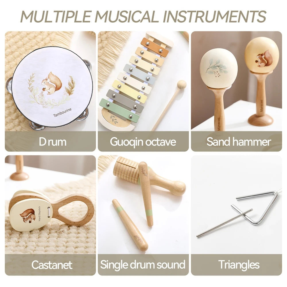Petits instruments de musique en bois — À l’unité ou en duo