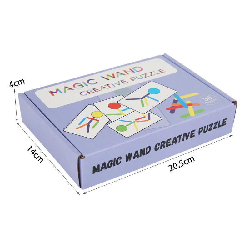 Bâtonnets et disques en bois — Formes à reproduire