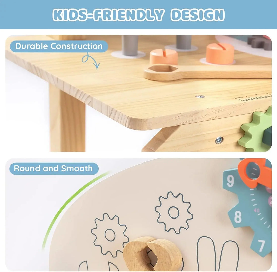 Grand établi de bricolage en bois — ROBUD