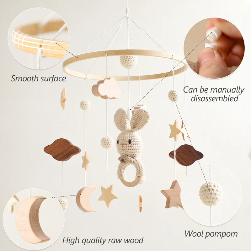 Mobiles pour bébé, supports et accessoires au choix