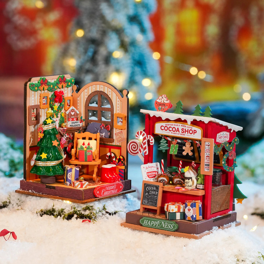 Maquettes miniatures de Noël à assembler — Rolife