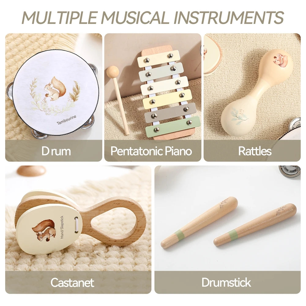 Petits instruments de musique en bois — À l’unité ou en duo