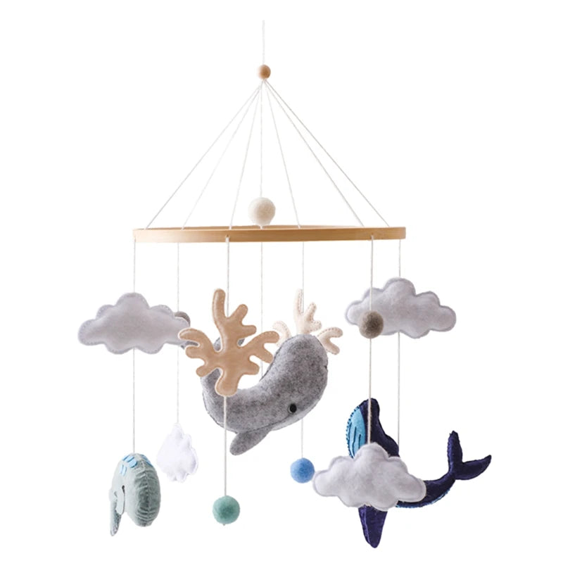Mobile bébé décoratif — Abeilles, jungle et moutons