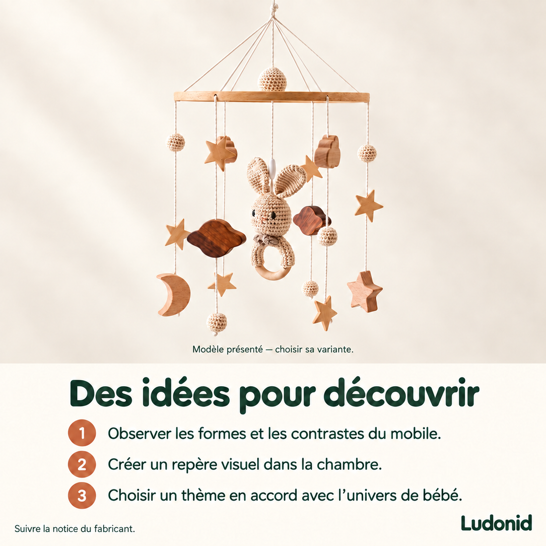 Mobiles pour bébé, supports et accessoires au choix — idées de jeu et utilisation en français