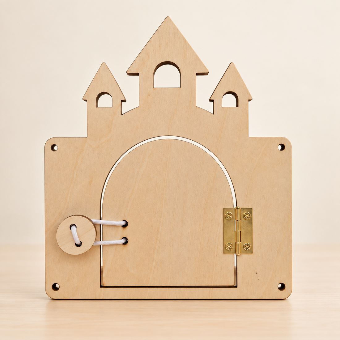 Modules pour tableau d’activités en bois — À composer — Porte château à loquet