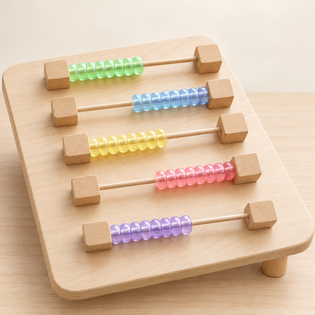 Modules pour tableau d’activités en bois — À composer — Rouleau à billes — 1 pièce aléatoire