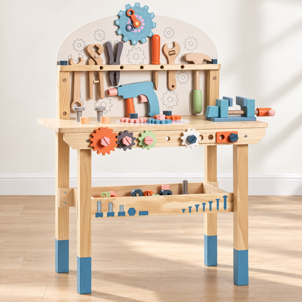 Grand établi de bricolage en bois — ROBUD