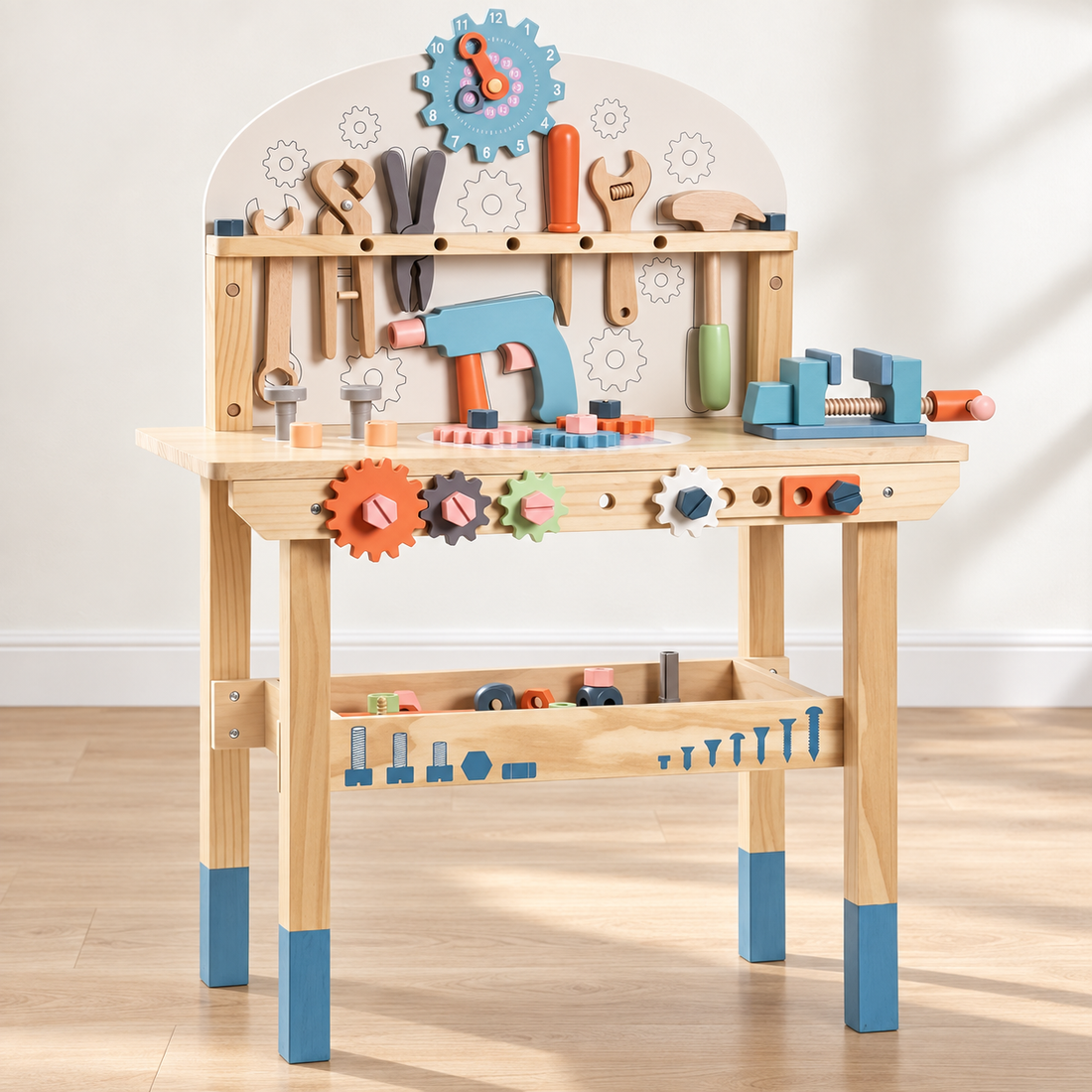 Grand établi de bricolage en bois — ROBUD
