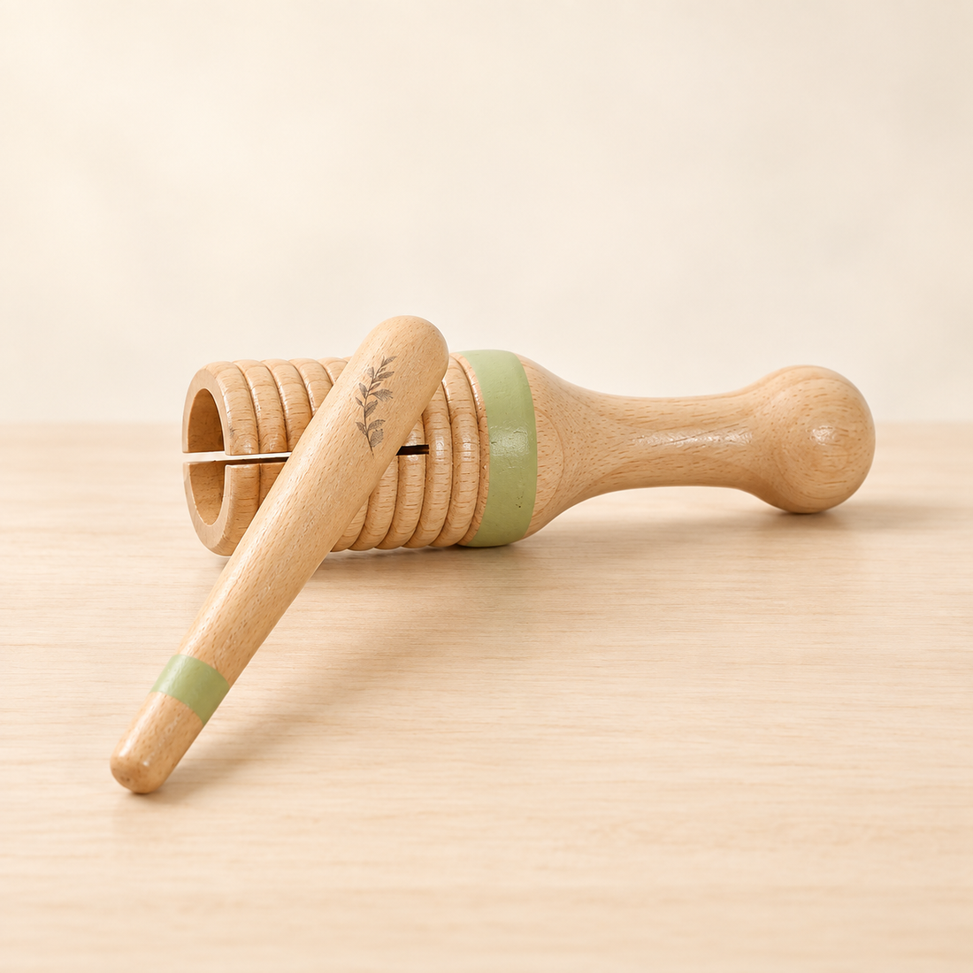 Petits instruments de musique en bois — À l’unité ou en duo — Guiro à gratter