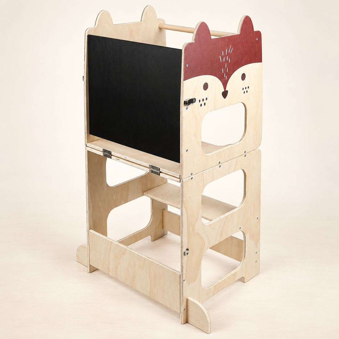 Tour d’observation transformable — Bureau et tableau — Renard