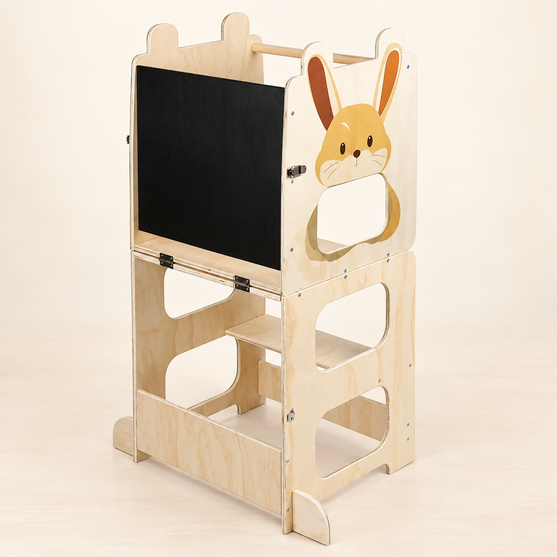 Tour d’observation transformable — Bureau et tableau — Lapin