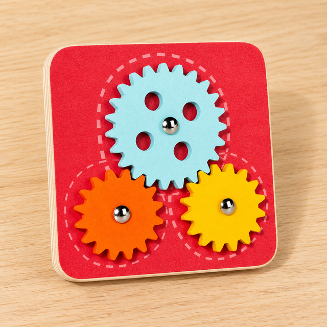 Modules d’activités en bois — Engrenages, formes et gestes